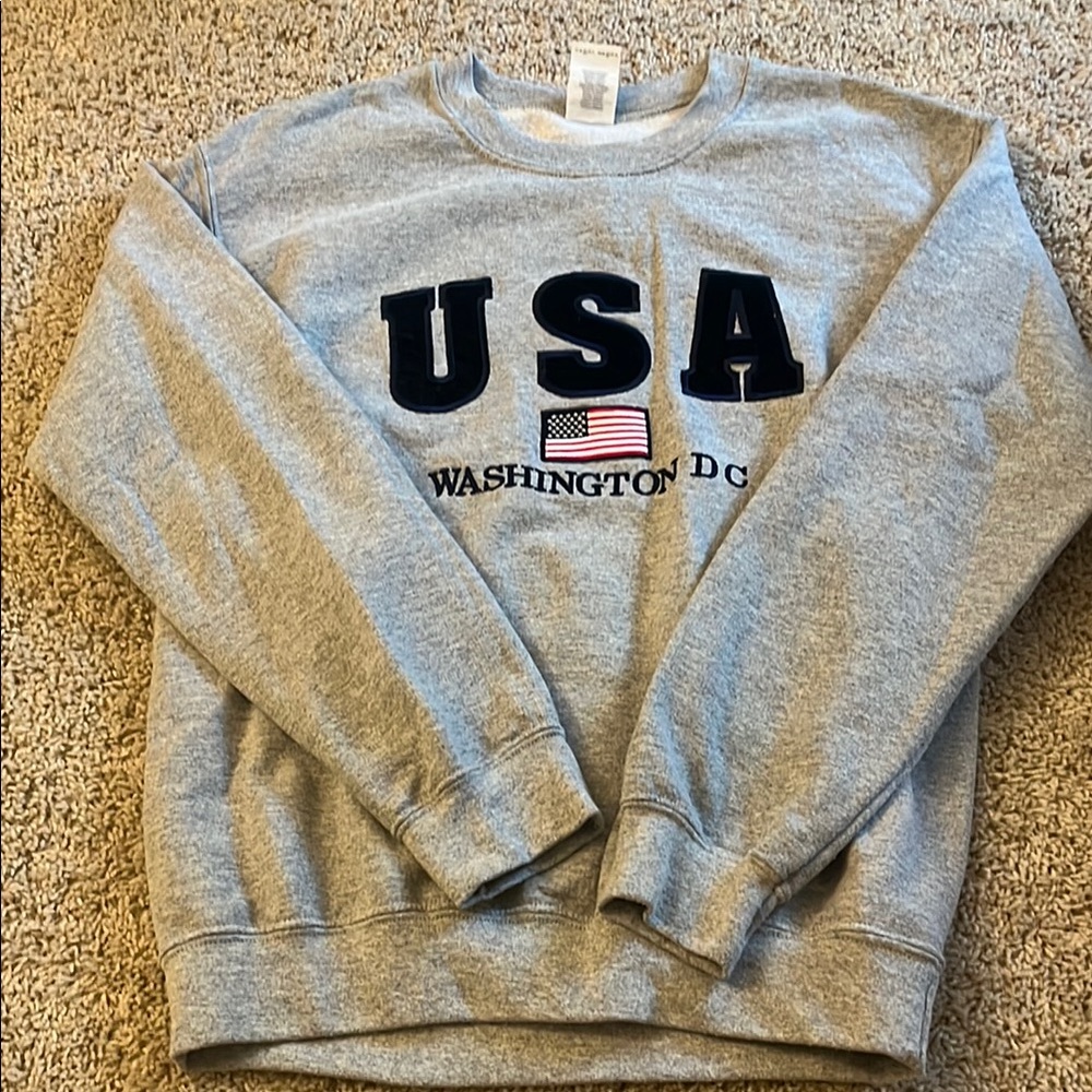 Gray USA Washington D.C. Sweatshirt